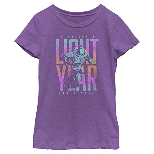 Disney Pixar Lightyear Buzz Words Girls Short Sleeve Tee Shirt