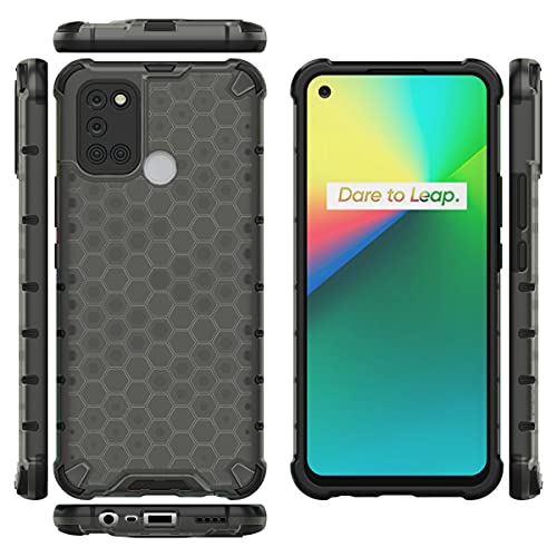 Image of Glasgow | for Realme 7i Stylish Look Pattern Back Case Cover for Realme 7i - Black