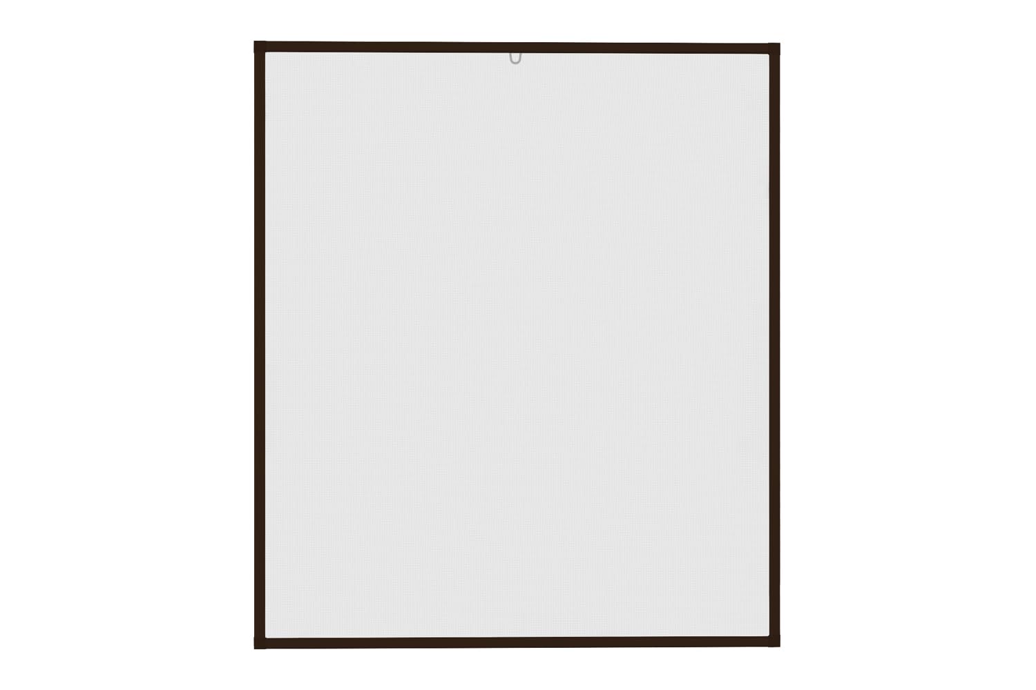 empasa Insektenschutz-Fenster Basic 100 x 120 cm in Weiß, Braun oder Anthrazit als Selbstbausatz, Fliegengitter mit Alurahmen und hochwertigem Gewebe in Schwarz