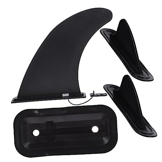Kisangel 3piezas Aletas De Surf para Kayak Quillas Removibles para Paddleboard Accesorios De Estabilidad y Direccionalidad Aletas y Pequeñas para Tablas De Surf y Kayaks