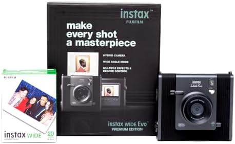 Fujifilm Instax Wide Evo Premium Edition Combo Box with 20 Shots Wide Films