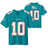 Tyreek Hill Miami Dolphins #10 NFL Youth 8-20 Aqua Home Player Jersey - X-Large 18/20