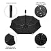 G4Free 48 Inch Folding Travel Umbrella 9 Ribs Double Canopy Auto Open Close