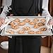 TeamFar Toaster Oven Pan, Stainless Steel Toaster Oven Tray Ovenware, 12.4’’x 9.7’’x1’’, Non Toxic & Healthy, Rust Free & Mirror Finish, Easy Clean & Dishwasher Safe