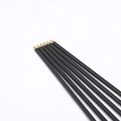 Linkboy Archery 3K Carbon Arrow Sp250 300 340 400 500 600 2Inch Plastic Vanes Bow Hunting 6Pcs #TOP4