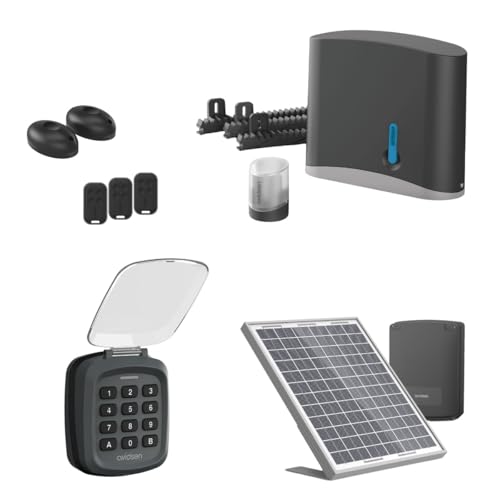Avidsen - Motorisation Solaire Avidsen Zenia SE avec digicode pour Portail Coulissant