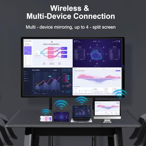 Image of Smart Board, 49 inch Digital Whiteboard with 8-Core CPU, Electronic Smartboard for Classroom Office Home, Screen Mirroring from Android 12 and iOS for Live Streaming (Board Only)