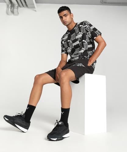Image of Puma Men's Polyester Regular Fit T-Shirt