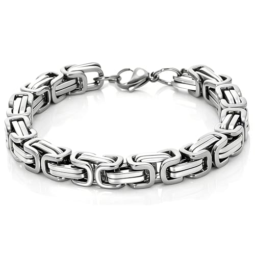 Pulsera de cadena de bicicleta Kim Carrey acero inoxidable 8mm miniatura 1
