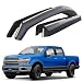 Goodyear Shatterproof in-Channel Window Deflectors for Trucks Ford F-150 2015-2020 SuperCrew, Rain Guards, Window Visors, 4 Pieces - GY003407