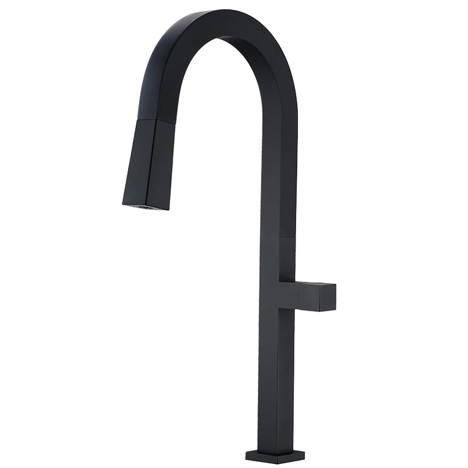 Robinet de cuisine à arc élevé en laiton massif durable