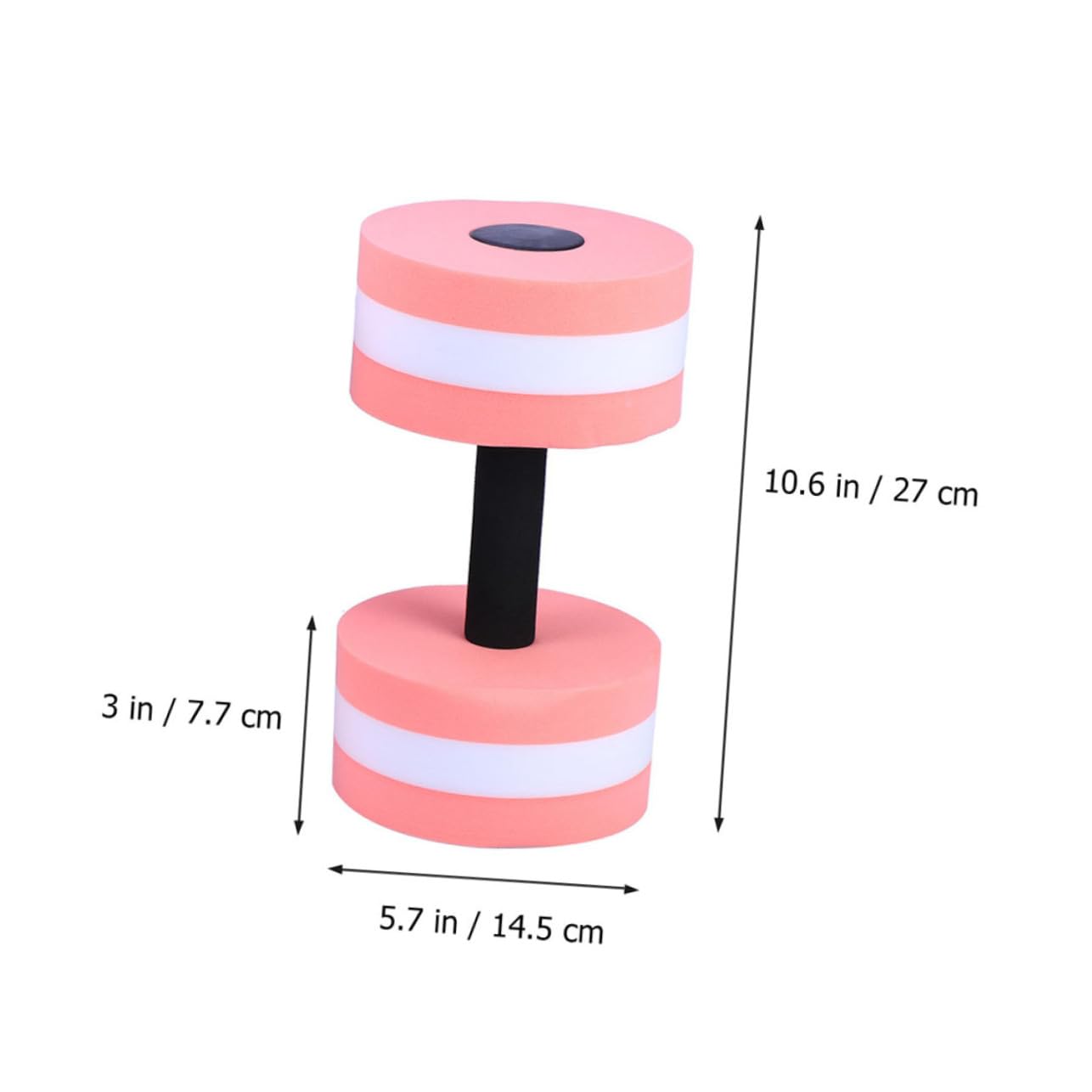 HANABASS Water Floating Dumbbells for Pool Yoga Adult Boys and Girls Eva Material Non-slip Design