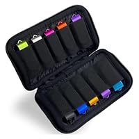Taschen Aufbewahrung für USB Sticks, Storage Bag für USB-Sticks, Klein Speicherstick Organizer Schwarz Aufbewahrungbox Case für 10 Stück USB Speicher/Flash Drive, 1 Stück