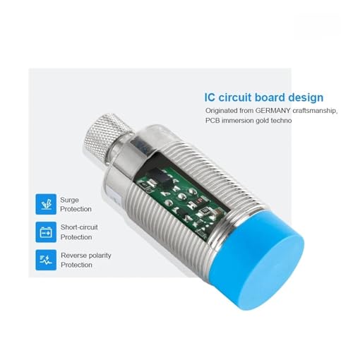 Sensor inductivo M30 para controlar maquinaria automatica mediante PLC y deteccion de metales 3
