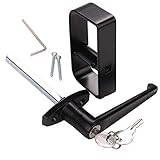 StartFine L-Handle Shed Door Lock with 2 Keys and 2 Screws, 4-1/2' Stem Barn Playhouse & Chicken...