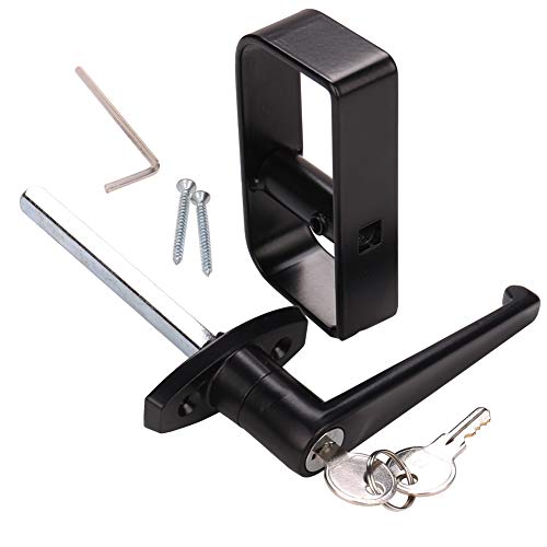 StartFine L-Handle Shed Door Lock with Keys and Screws, 4-1/2" Stem Barn Playhouse & Chicken Coop Door Lock #1