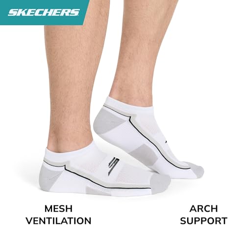 Socks Hombre Skechers classic de algodon acolchado pack de 10 pares low cut 2