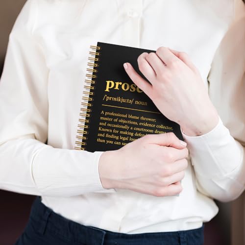 Cahier à spirales Procureur : écriture libre sans lignes 160 pages