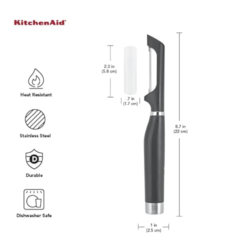 Kitchenaid Gourmet Euro Peeler, 8.7-Inch, Black #TOP2