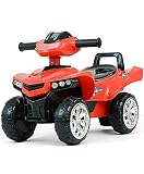 The vehicle will work both at home and outdoors. It is a perfect rider for all boys and girls who love to play outdoors.