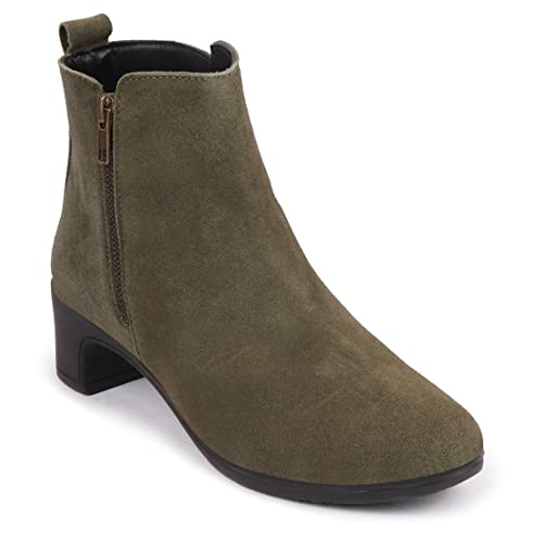 Image of FAUSTO Women Flared Heel Boots