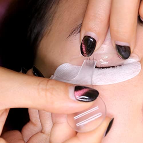 Lash Lift Shields Small Silicon Eyelash Pads 5 Pairs Rods Eyelashes Perming Curler Perm Pad Reusable Eyelash Shiled Lifting Makeup Beauty Tool Supplies for Women and Man Eyelash Extensions White