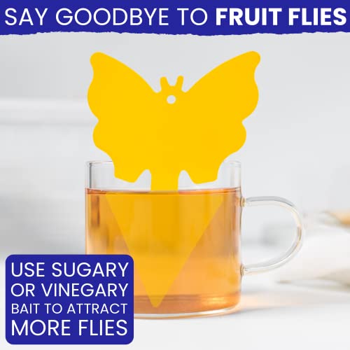 Fungus Gnat Sticky Traps For Plants 16Pk With Ties. Gnat Traps For House Indoor Plants Yellow Sticky Traps For Gnats. Fruit Fly Traps Fungus Gnat Killer Indoor Trap Plant Sticky Traps For Bugs Catcher #TOP2