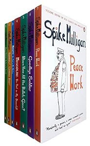 Spike Milligan War Memoirs Collection 7 Books Set Peace Work Goodbye Soldier