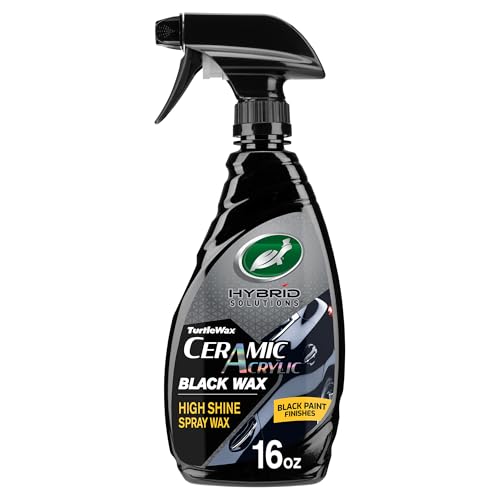 Turtle Wax Hybrid Solutions Ceramic Black Car Wax Spray, 16 oz. (Pack…