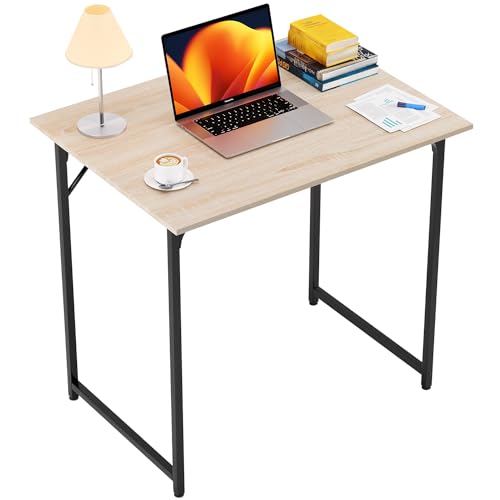 FDW 32 inches Office Small Computer Desk/Home Office Desk/Study Student Writing Desk/Modern Simple Style Desk,Nature
