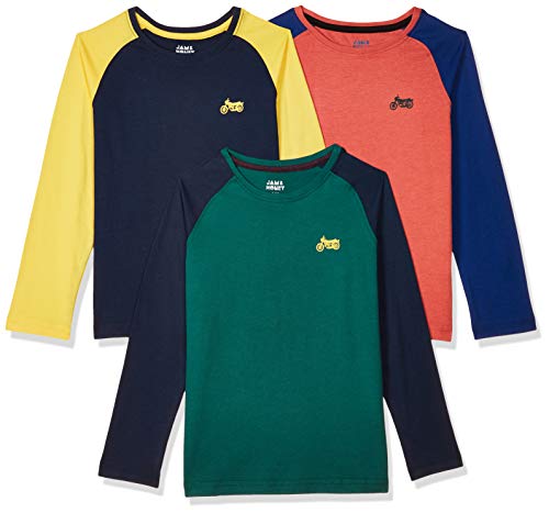 Image of Amazon Brand - Jam & Honey Boy's Regular Fit T-Shirt