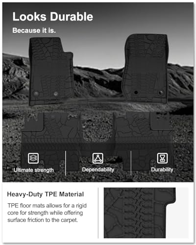 Image of Kiwi Master Floor Mats for 2014-2018 Jeep Wrangler JK 4-Door
