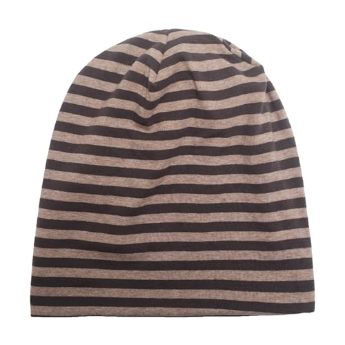 Image of ZLYC Cotton Thin Slouchy Beanie Hat for Men Women Fashion Soft Stretch Knit Skull Cap
