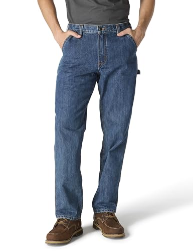 Carhartt Men's Loose Straight Denim Dungaree, Canal, W34 x L32