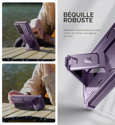 Coque Samsung S24 Ultra avec protège-écran intégré pour une vitre intacte
