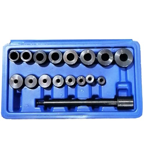 FreeTec Kit Universal de Herramientas de alineación de Embrague de 17 Piezas, Herramienta de transmisión de rodamientos de Mano para VW para Audi para Ford para Opel