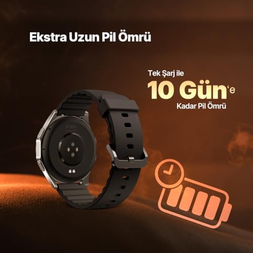 ttec Tempus Pro 47 mm AMOLED Ekranlı Yuvarlak Kasa Akıllı Saat 2S12W - Görsel 4