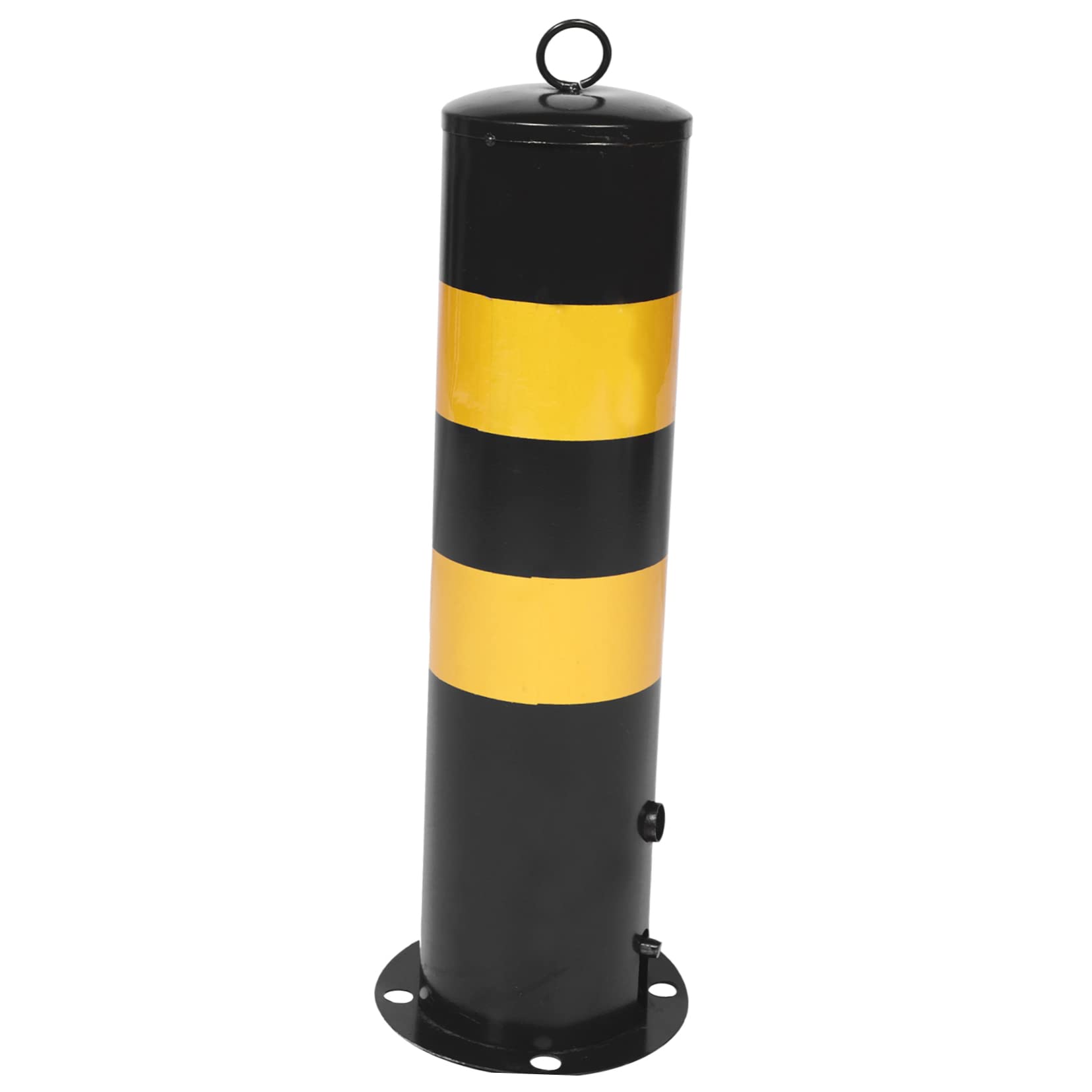 Barrière de Parking Poteau de Sécurité, en Acier Noir Extérieur
