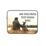 Custom Laptop Sleeve Case Customized Laptop Bag Personalized Your Photo Text Laptop Sleeve Shockproof Computer Case 13 Inch