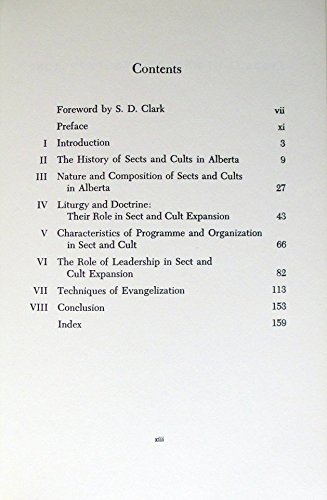 Sect, Cult and Church in Alberta 0802050360 Book Cover
