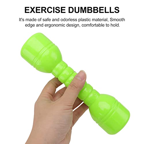Vanzack Children Hand Dumbbells Plastic Dumbbells Ergonomic Children Exercise Fitness Barbells Hand Weights Kindergarten Fun Gift For Kids, 4 Pieces #TOP3