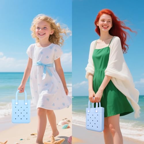 Image of Beach Bag | X-Small Waterproof Rubber Tote Bag for Travel, Pool, Boat, Groceries, Sports