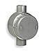 Killark GECCT-2M C Type Outlet Body, Duraloy Iron, 3/4" Hub, 19 cu. in, Gray