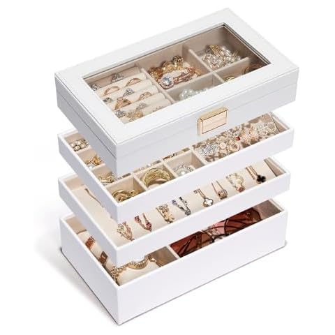 Homde Stackable Jewelry Tray Cover