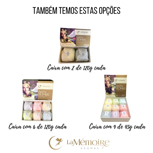 Caixa Bath Bomb com 4 - Esferas Efervescentes - Sortidas