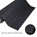 Caydo Large Black Self Adhesive Felt Roll Shelf Liner for DIY Projects Costume, Jewelry Drawer Craft Fabric Peel Stick 15.7