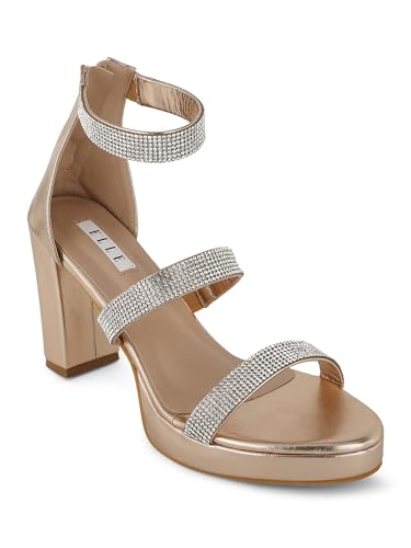 Image of ELLE Comfortable and Fashionable Women Sandal for Daily Use, Casual, Party, Wedding Wear,EL-GV-W-01 Heeled