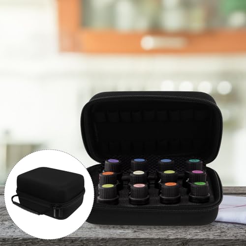 Bolsa para aceites portátil contra roturas y manchas con diseño multirejilla de poliéster 7