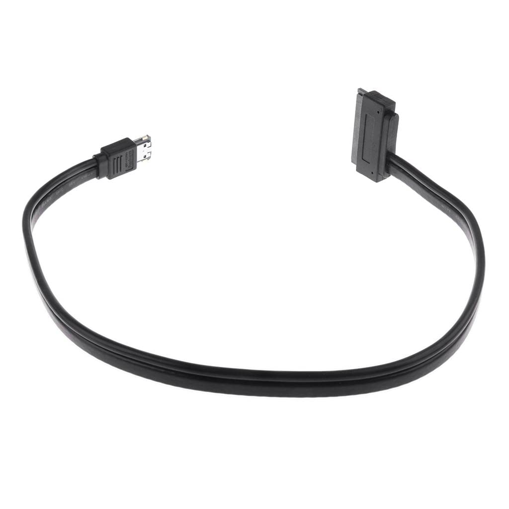 SECRET DESIRE SDR Power Esata to Sata Cable Dual Power USB 12/5V to 7+15Pin For 2.5/3.5 HDD Black
