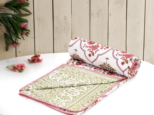 Image of COZY FURNISH 150TC 100% Cotton King Size Duvet Cover for Double Bed - Super Soft Quilt /Razai /Dohar Cover with Zipper Closure, 89x94 Inches, Breathable & Durable Bedding Set